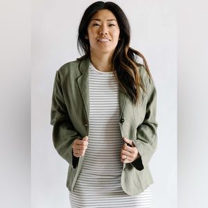 Miou Muse Naya Linen Blazer like new!